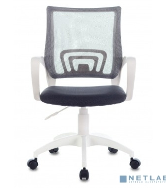Кресло Бюрократ CH-W695NLT TW-04 TW-12 темно-серый, сетка/ткань, 120 кг, механизм качания
