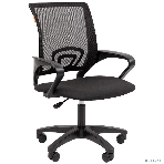 Кресло Chairman 696LT N TW-01 черный, ткань, 120 кг, механизм качания, фото8
