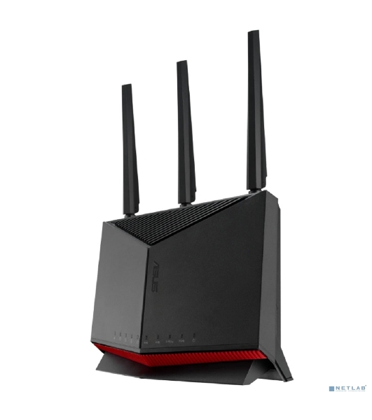 Маршрутизатор ASUS RT-BE86U, черный/красный, 90IG08W0-MO9A0V