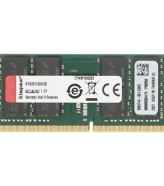 Оперативная память Kingston ValueRAM, DDR4, 32Gb (1x32 GB), 2666 MHz, CL19, SO-DIMM
