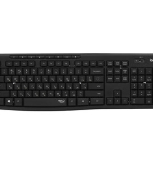 Комплект клавиатура+мышь Logitech MK295 беспроводной, USB, чёрный