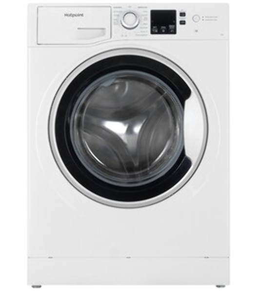 Стиральная машина Hotpoint NUS 5015 S RU белый, загр.фронтальная, макс.: 5 кг, 1000 об/мин, класс: А