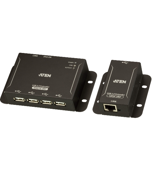 Удлинитель по кабелю 4-Port USB 2.0 CAT 5 Extender (up to 50m)