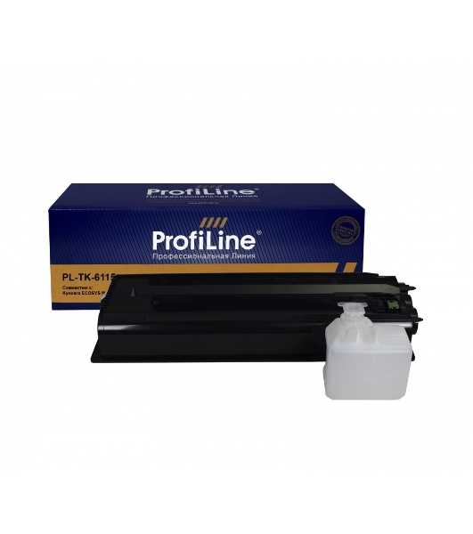 Картридж лазерный ProfiLine совместимый TK-6115 для принтеров Kyocera ECOSYS M4125idn/M4132idn 15000к + бункер отработанного тонера