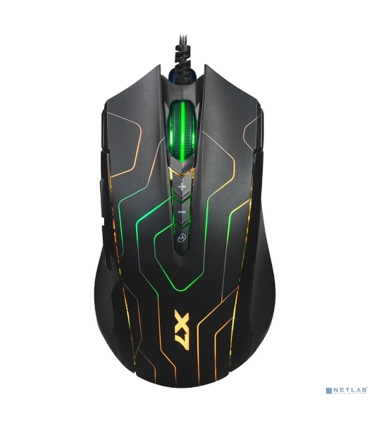Мышь проводная A4Tech X89 Maze черный, 2400 dpi, USB, кнопки - 8