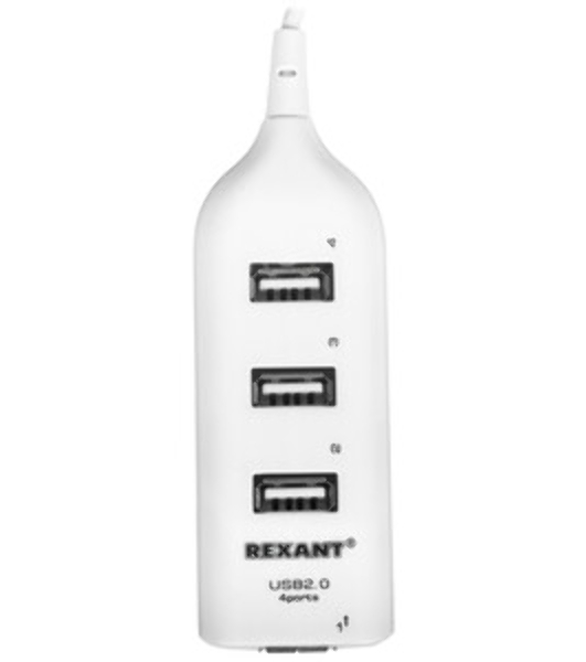 Разветвитель USB 2.0 Rexant на 4 порта