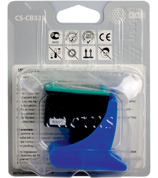 Картридж струйный Cactus CS-CB338 №141XL трехцветный (18 мл.) для HP DJ D4263/D4363/D5360/DJ J5783/J6413/PS C4273/C4283/C4343/C4383/C4473/C4483/C4583/C5283/D5363