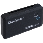 Кард-ридер Defender Optimus/черный/CF/MMC/MS/MS Duo/MS Micro M2/MS Pro/MS Pro Duo/RS-MMC/SD/SDHC/micro-SD/mini-SD/miсro-SDHC/USB 2.0 A(M)/черный, фото10