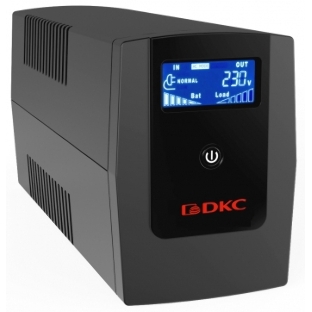 Источник бесперебойного питания ИБП Info LCD 1500В.А Schuko (3) USB + RJ45 DKC INFOLCD1500S