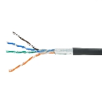 Кабель Cablexpert FPC-5051E-4-CU-OUT, FTP outdoor 4x2x0.51, медный, FLUKE TEST, кат.5e, однож., 305м, катушка, черный, фото3