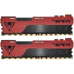 Оперативная память Patriot Viper Elite II, DDR4, 16GB (2x8 GB), 2666 MHz, CL16, DIMM, радиатор, красный, фото15