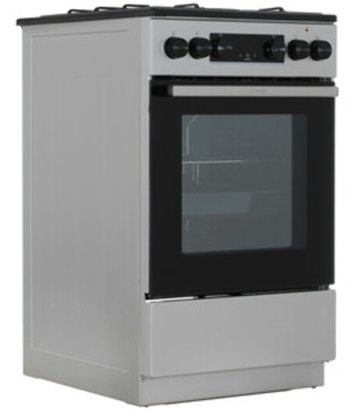 Плита комбинированная Gorenje GK5C60SJ серый, конфорок 4 газовых, духовка 62 л, 50 см x 85 см x 59.4 см