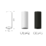 Корпус светильника C6343 SBK черный песок D60*H150mm MR16 GU5.3, фото14