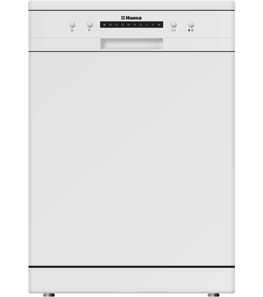 Посудомоечная машина Hansa ZWM616WH, белый, 59.8 см, 12 компл., 49 дБ, класс A++