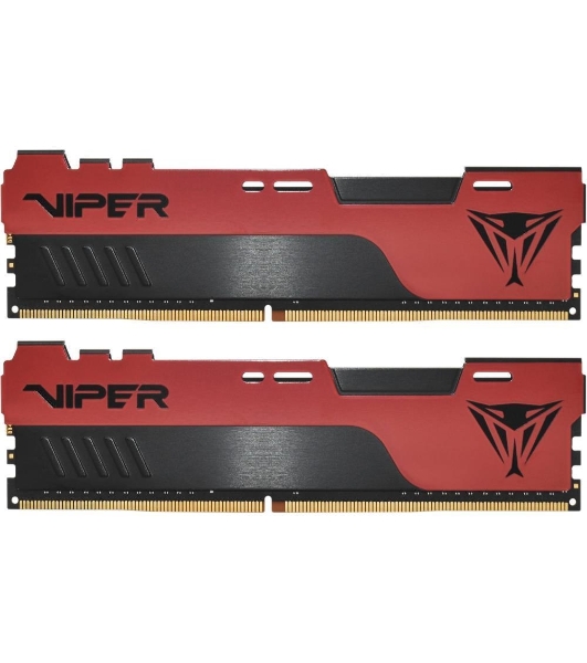 Оперативная память Patriot Viper Elite II, DDR4, 32GB (1x32 GB), 3200 MHz, CL18, DIMM, радиатор, красный, черный