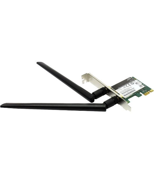 Сетевой адаптер WiFi D-Link DWA-582/RU/10/B1A DWA-582 PCI Express (ант.внеш.съем) 2ант. (упаковка 10 шт)