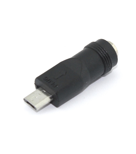 Переходник 5,5x2,1 мама на Micro USB папа 5 Pin