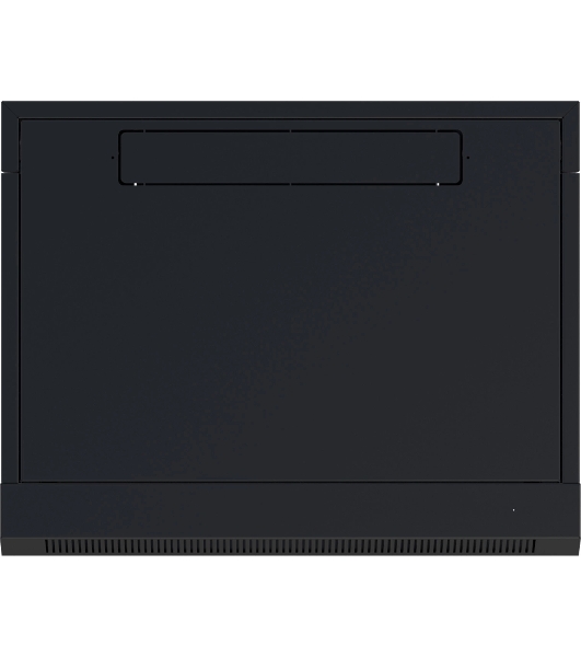 Шкаф коммутационный NTSS NTSS-W12U6045GS (NTSS-W12U6045GS-BL) настенный 12U 570x450 мм пер. дв. стекл 60 кг черный 350 мм 22.2 кг 220 град. 635 мм IP20 сталь