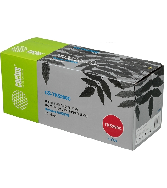 Картридж лазерный Cactus CS-TK5290C голубой (13000 стр.) для Kyocera ECOSYS P7240cdn