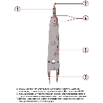 Инструмент для заделки и обрезки витой пары Rexant HT-3141, 110, фото10