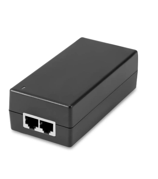 PoE-инжектор Gigabit Ethernet на 1 порт, мощностью до 65W. Совместим с оборудованием PoE IEEE 802.3af/at/bt. Мощность PoE на порт - до 65W. Напряжение PoE - 52V(конт. 1,2,4,5(+), 3,6,7,8(-)). Порты: вх. - 1 x RJ45(10/100/1000 Base-T), вых. 1 x RJ45(10/100/1000 Base-T, PoE 52V). Встроенная грозозащита 3kV. Питание: AC100-240V. Размеры (ШхВхГ): 60x40x120мм. Вес: 0,3кг. Рабочая температура -10...+65 гр.С