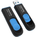 Флешка USB ADATA UV128 (AUV128-32G-RBE), 32Gb, USB 3.0, R/W 100/30, черный/синий, фото9
