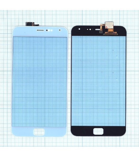 Сенсорное стекло (тачскрин) для Meizu MX4 Pro белое