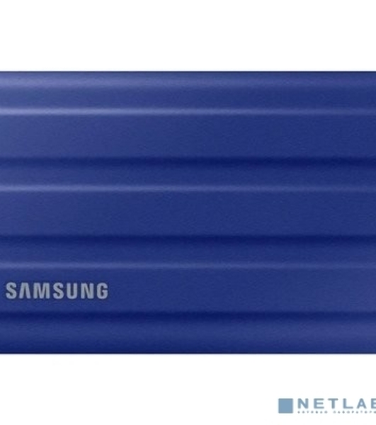 Внешний SSD Samsung T7 Shield, 2TB, USB 3.2 Gen 2 Type-C, R/W 1050/1000, синий