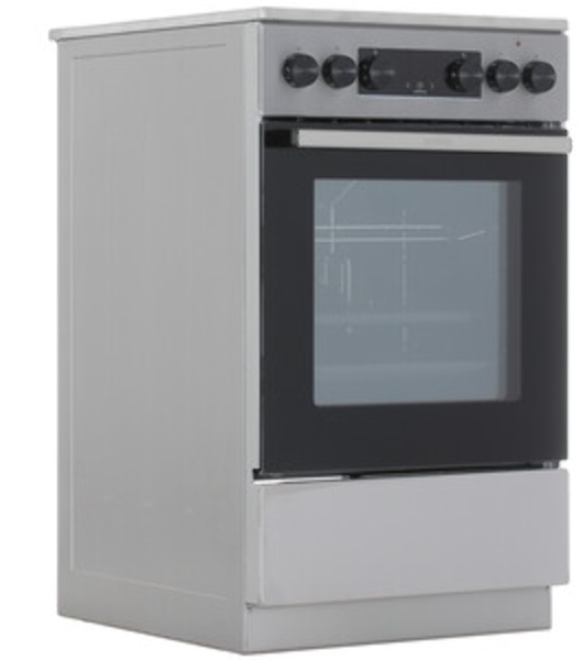 Плита электрическая Gorenje GEC5C40XAOT серебристый, конфорок 4 шт, духовка 70 л, 50 см x 85 см x 59.4 см