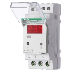 Реле напряжения CP-721-1 (однофазное; цифровая индикация; напряжение питания 50-450В контакт 1NO 63А встроен. таймер регистрация аварий в памяти индикация текущего напряжения) (аналог УЗМ) F&F EA04.009.013, фото3