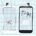 Сенсорное стекло (тачскрин) для Alcatel One Touch Pop C9 7047D, белое, фото4