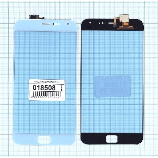 Сенсорное стекло (тачскрин) для Meizu MX4 Pro белое