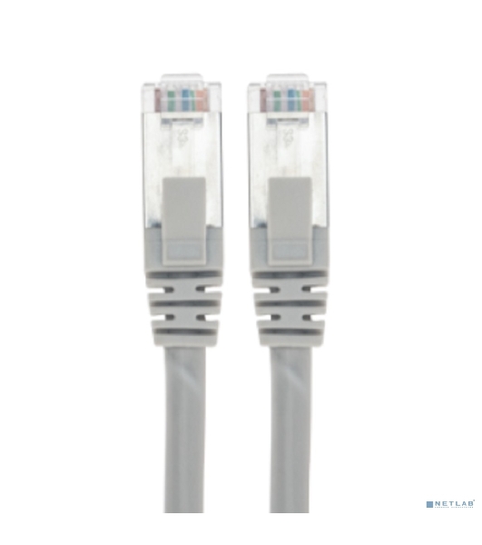 Патч-корд S/FTP Rexant cat. 6A (10G), RJ45-RJ45, неэкранированный, 28AWG, LSZH, серый, 3 м