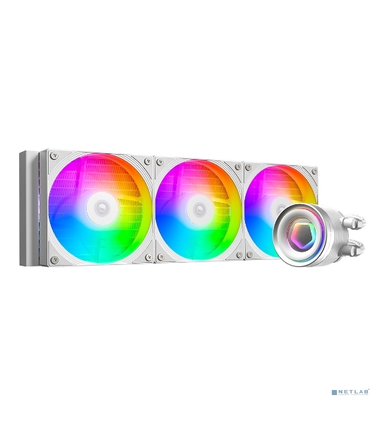 Система жидкостного охлаждения ID-Cooling FX360 Inf ARGb белый 120мм алюминий+медь 2000rpm 27.2db 4-pin 350W