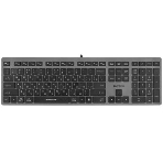 Клавиатура проводная A4Tech Fstyler FX50, USB, серый, фото31