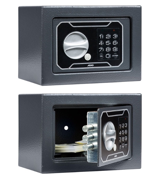 Сейф AIKO Т-140 EL (Внешние размеры:140х195х140 мм, Вес:3 кг) S10399210214
