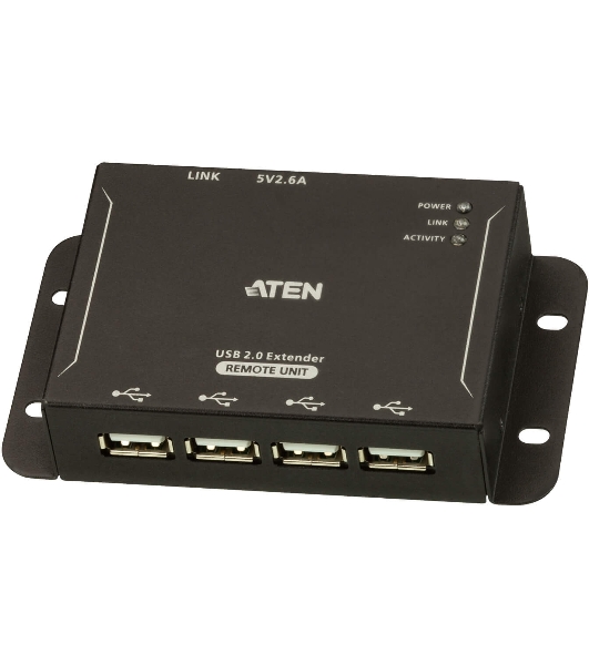 Удлинитель по кабелю 4-Port USB 2.0 CAT 5 Extender (up to 50m)