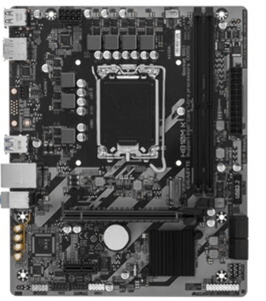 Материнская плата Gigabyte H810M K, LGA1851, Intel H810, 2xDDR5, 4xSATA, 1xM.2, 1xPCIe 4.0 x16, 1xPCIe 3.0 x1, 1xDP, 1xHDMI, 1x1Gb LAN, 2xUSB-A 5Gbps, 4xUSB-A 2.0, 3x3.5 мм, 7.1, mATX