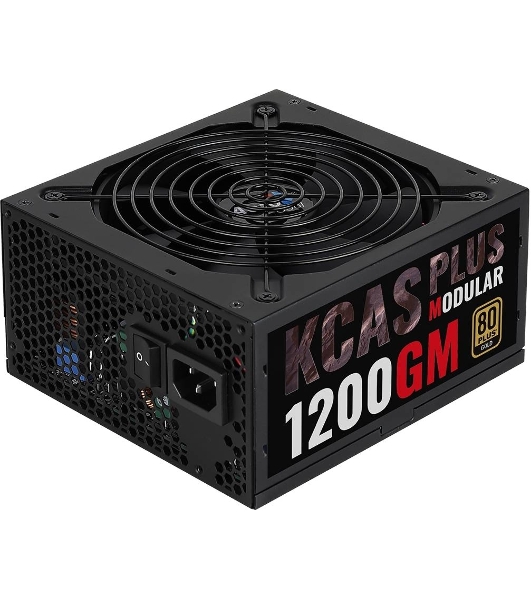 Блок питания Aerocool/Formula 1000W Retail KCAS PLUS 1000GM, 80 PLUS Gold, ATX v2.4, модульный, fan 14cm, 6x PCI-E [6+2-Pin], 10x SATA, 6x MOLEX