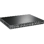Коммутатор 48-port Gigabit PoE+ L2+ switch, 48 802.3af/at PoE+ ports, 4 Gb SFP slots, 1 RJ-45 + 1Micro-USB console ports, 348W PoE budget, фото13