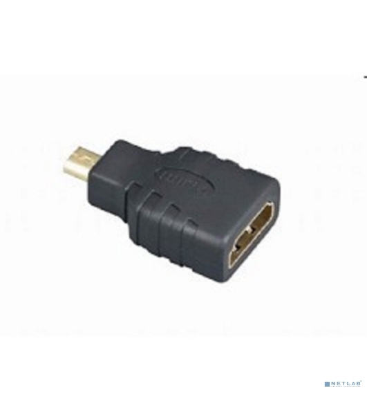 Переходник Gembird Переходник HDMI-microHDMI 19F/19M, золотые разъемы, пакет