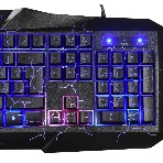 Комплект клавиатура+мышь Oklick HS-HKM100G проводной, USB, 2400 DPI, чёрный, фото5