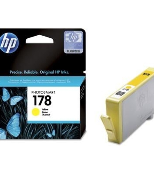 Картридж струйный HP №178 CB320HE желтый для HP C5383/C6383/B8553/D5463 (300 стр.)