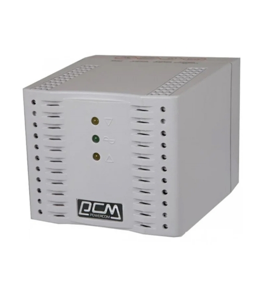 Стабилизатор напряжения Powercom TCA-3000 1500Вт 3000ВА белый
