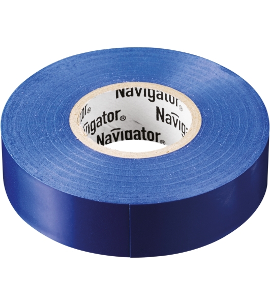 Изолента ПВХ Navigator 15 мм (рул.20м) син. NIT-B15-20/B