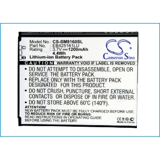 Аккумулятор CameronSino CS-SM8160SL EB425161LU для Samsung Galaxy S3 mini i81903.7V, 1200mAh, 4.44Wh