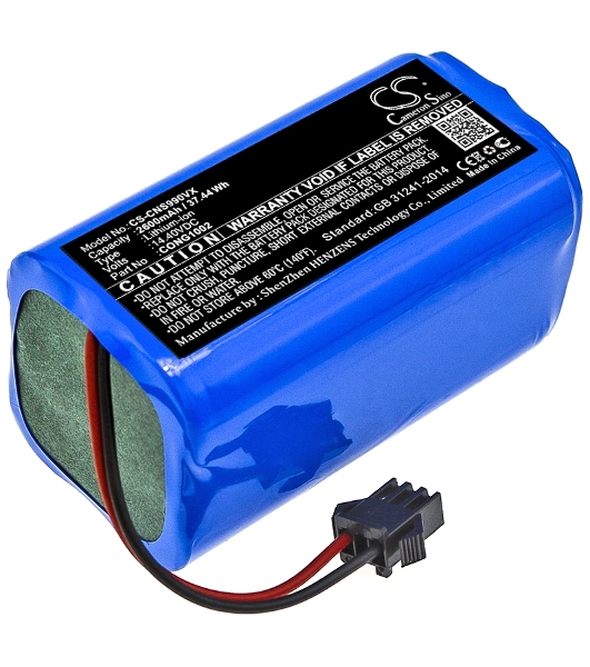 Аккумулятор для Mamibot ExVac 660, ExVac 680S, ExVac 880 14.4V 2600mAh, 37.44Wh