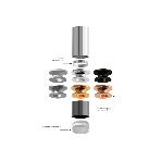 Корпус светильника C6343 SBK черный песок D60*H150mm MR16 GU5.3, фото8