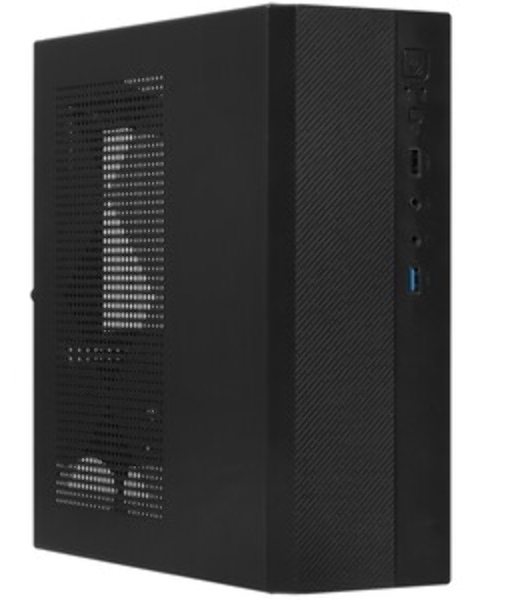 Компьютерный корпус Desktop ExeGate MI-301U-200 (mATX/mini-ITX, 1U-F200S 4см, 1хUSB+1хUSB 3.0, аудио, черный)