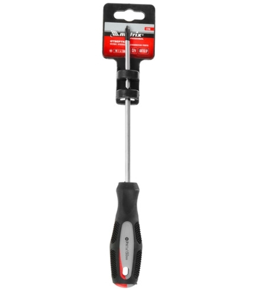Отвертка Matrix Anti-Slip 12246 PH1 х 150 мм, CrV, двухкомп. рукоятка